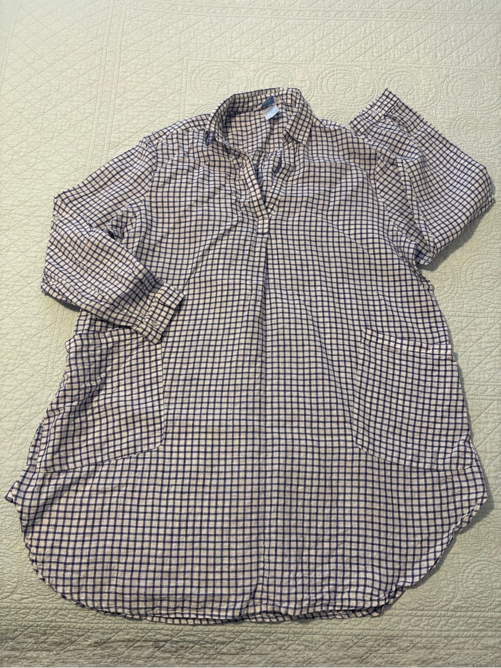 The Company Store linen tunic dress. Size XL.
